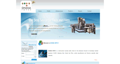 Desktop Screenshot of dhanaimpex.com